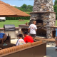 brick oven outdoor party